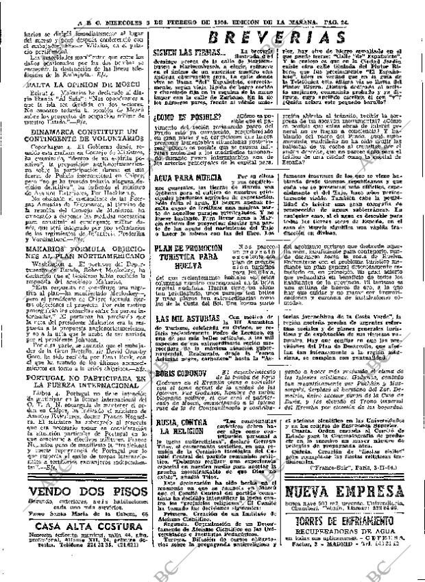 ABC MADRID 05-02-1964 página 24