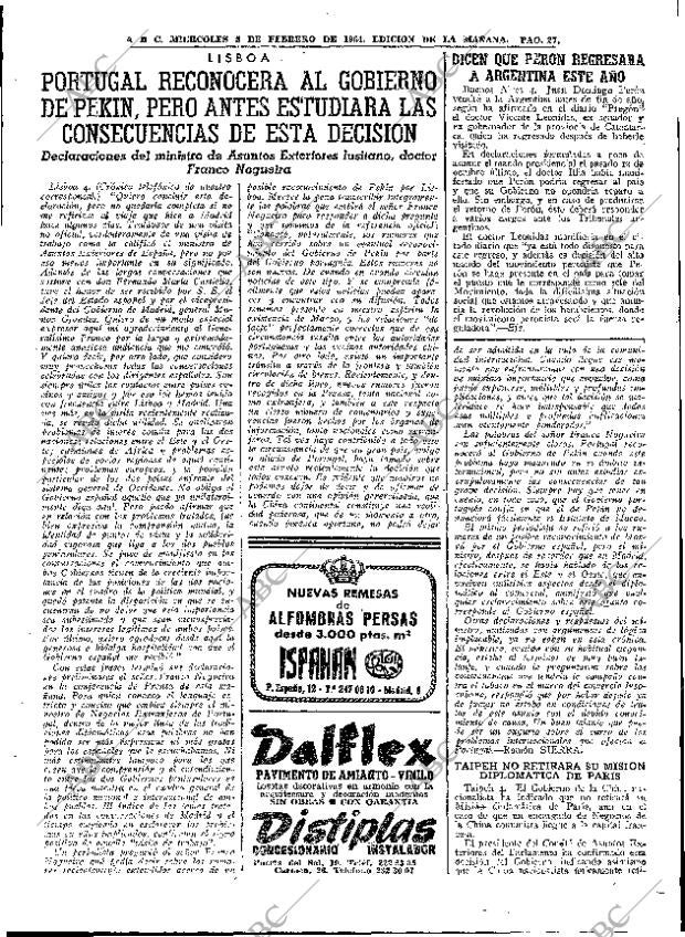 ABC MADRID 05-02-1964 página 27