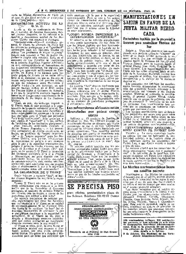 ABC MADRID 05-02-1964 página 28