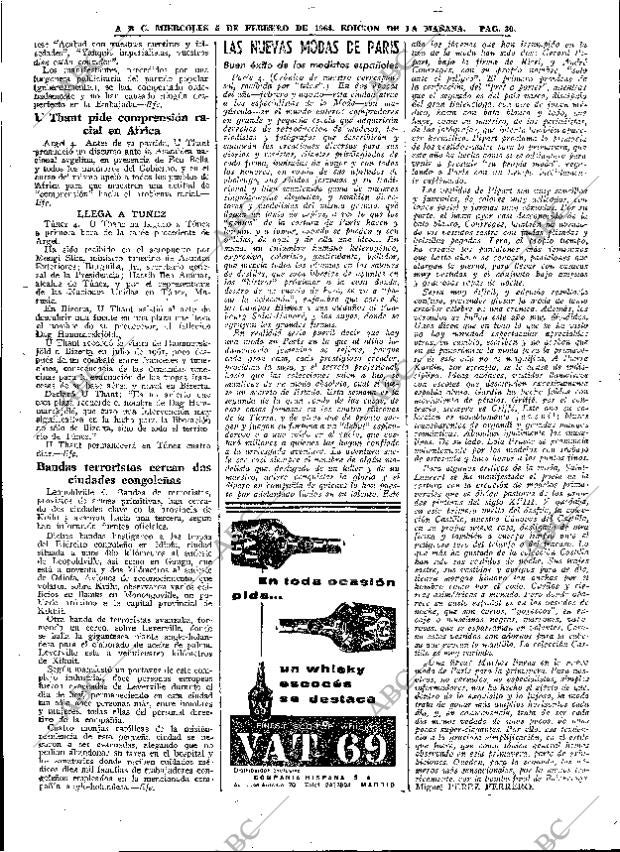 ABC MADRID 05-02-1964 página 30