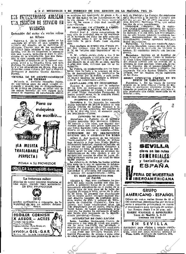 ABC MADRID 05-02-1964 página 34