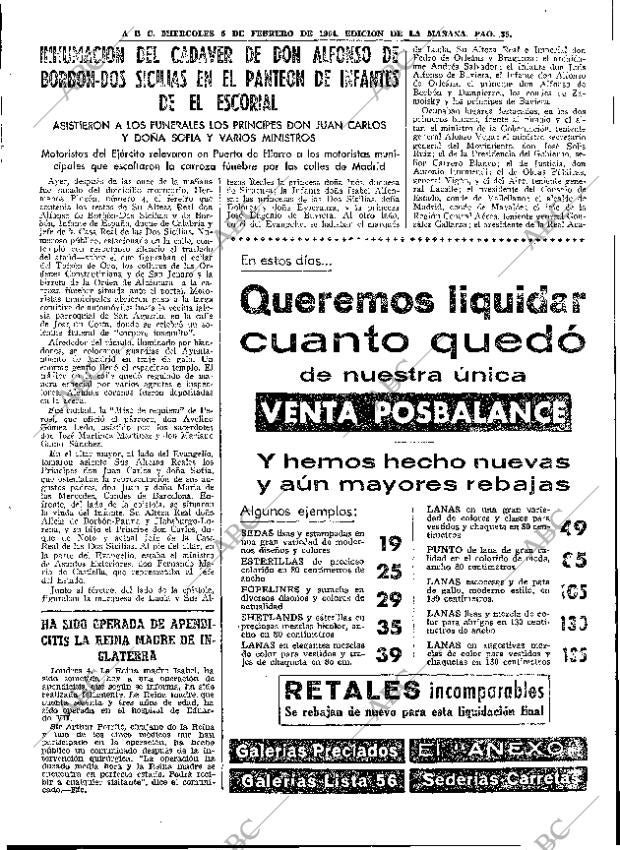 ABC MADRID 05-02-1964 página 35