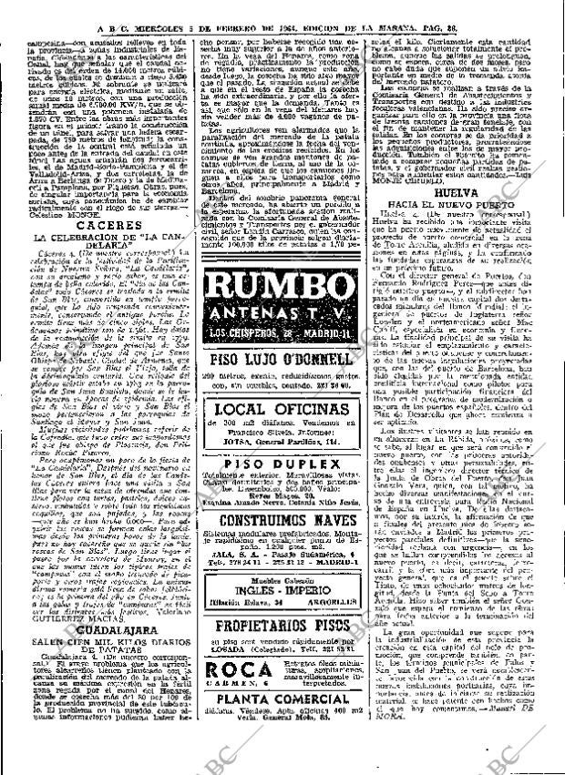ABC MADRID 05-02-1964 página 38