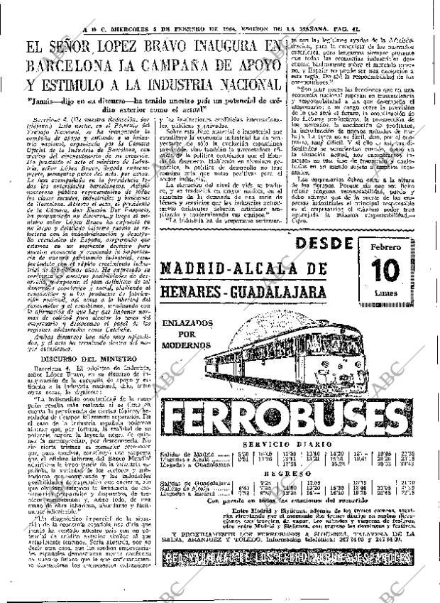 ABC MADRID 05-02-1964 página 41