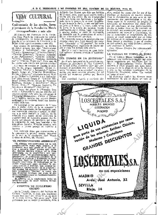 ABC MADRID 05-02-1964 página 47