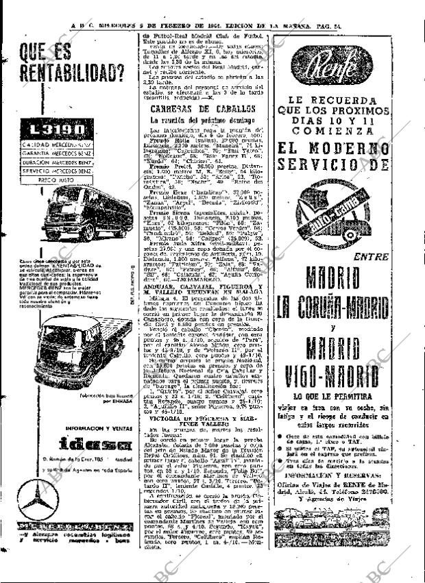 ABC MADRID 05-02-1964 página 54