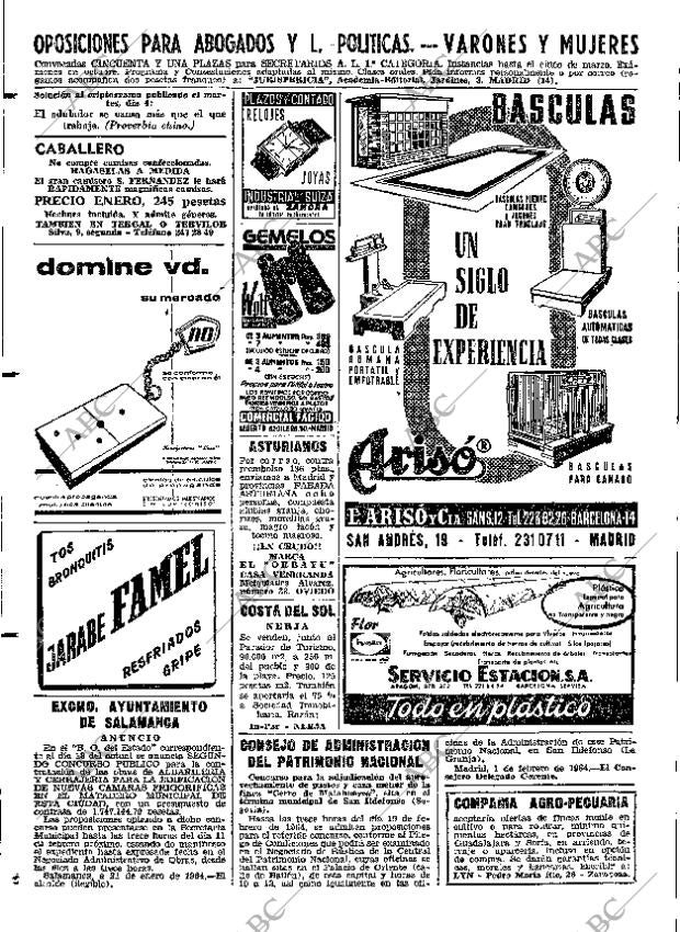ABC MADRID 05-02-1964 página 70
