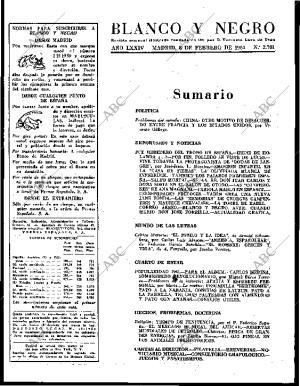 BLANCO Y NEGRO MADRID 08-02-1964 página 3