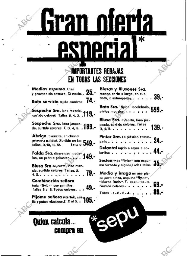 ABC MADRID 11-02-1964 página 25