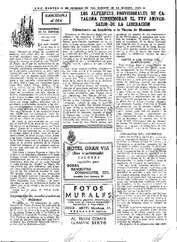 ABC MADRID 11-02-1964 página 45