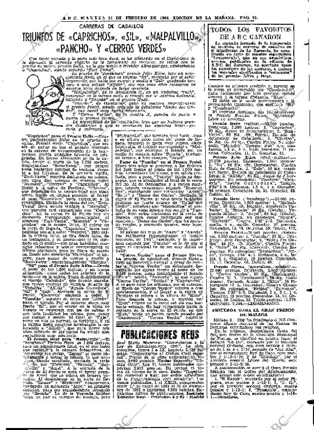 ABC MADRID 11-02-1964 página 57