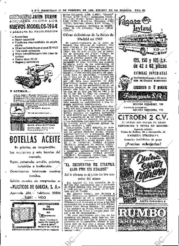 ABC MADRID 12-02-1964 página 58