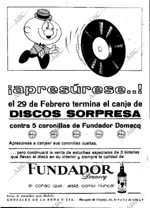 ABC MADRID 16-02-1964 página 39
