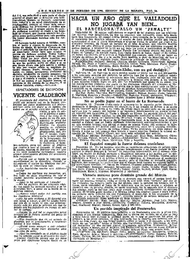ABC MADRID 18-02-1964 página 60
