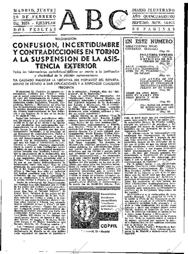 ABC MADRID 20-02-1964 página 31