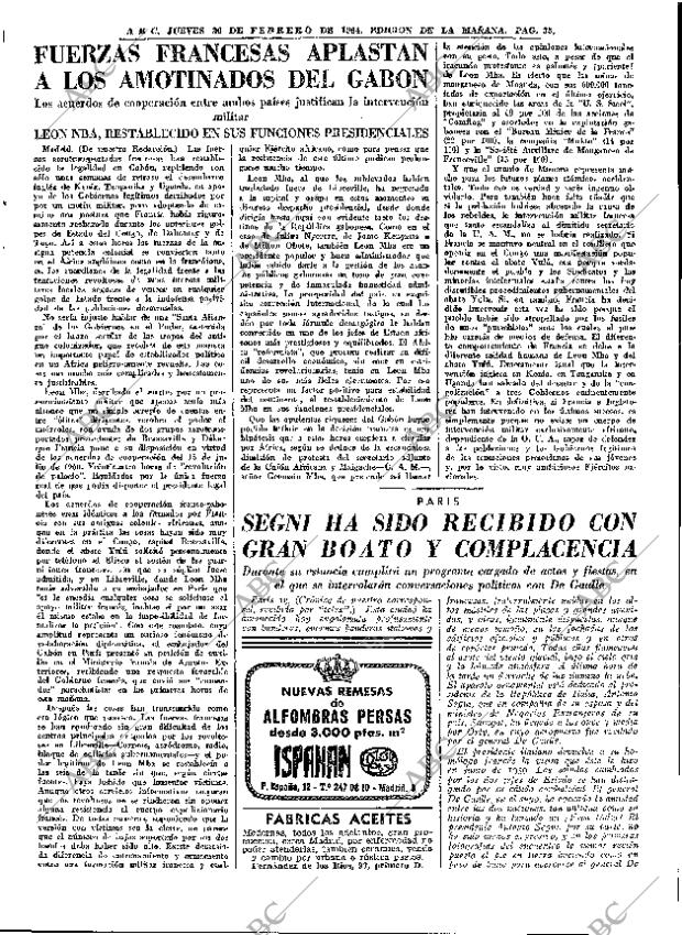 ABC MADRID 20-02-1964 página 35