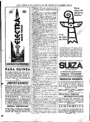 ABC MADRID 20-02-1964 página 66