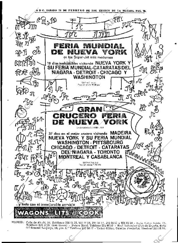 ABC MADRID 22-02-1964 página 78