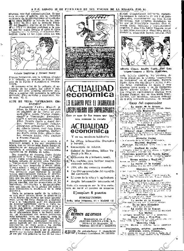 ABC MADRID 22-02-1964 página 81