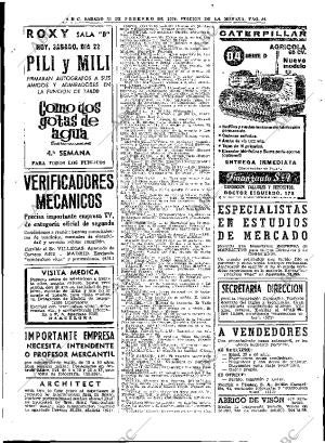 ABC MADRID 22-02-1964 página 84
