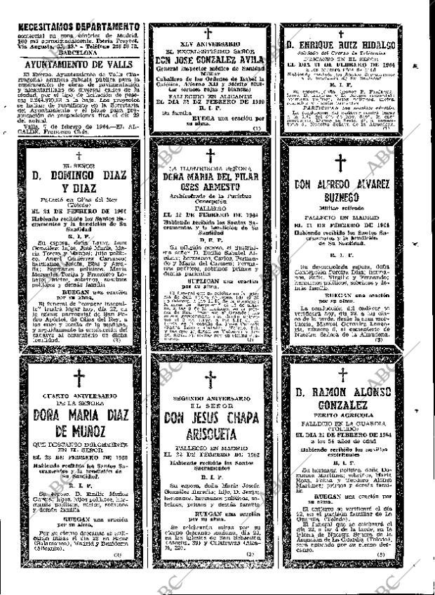ABC MADRID 22-02-1964 página 93