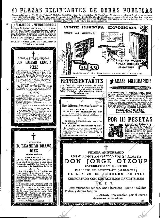ABC MADRID 22-02-1964 página 94