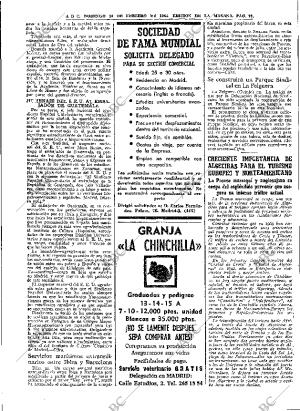 ABC MADRID 23-02-1964 página 70