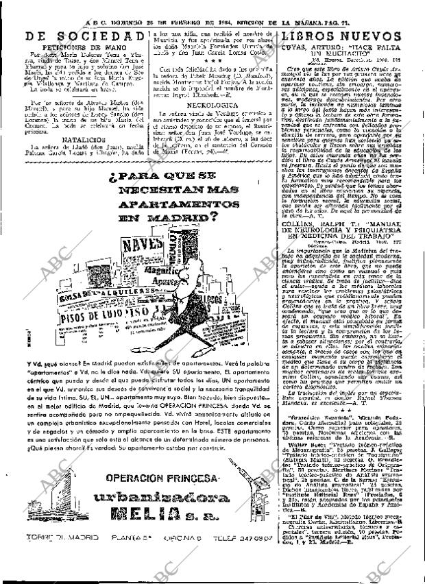 ABC MADRID 23-02-1964 página 77