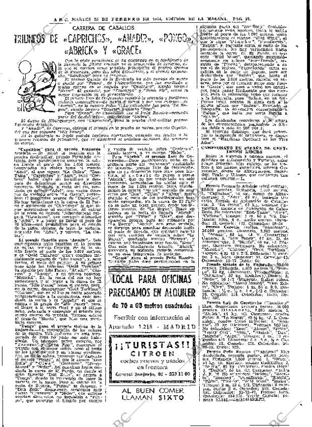 ABC MADRID 25-02-1964 página 57