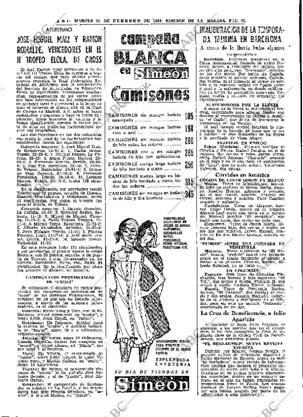 ABC MADRID 25-02-1964 página 61