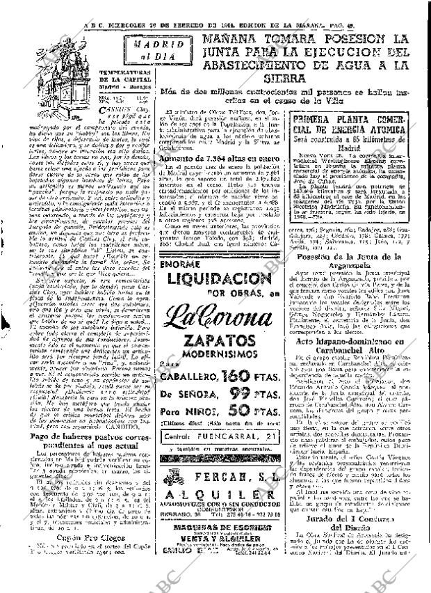 ABC MADRID 26-02-1964 página 49