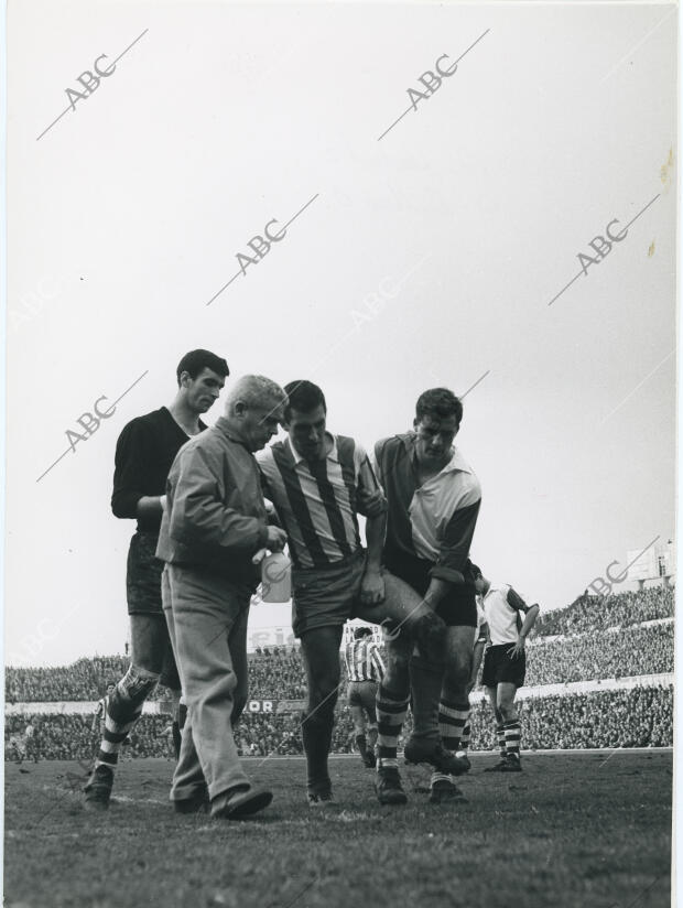 Partido de liga disputado en el estadio Metropolitano entre el Atlético de...
