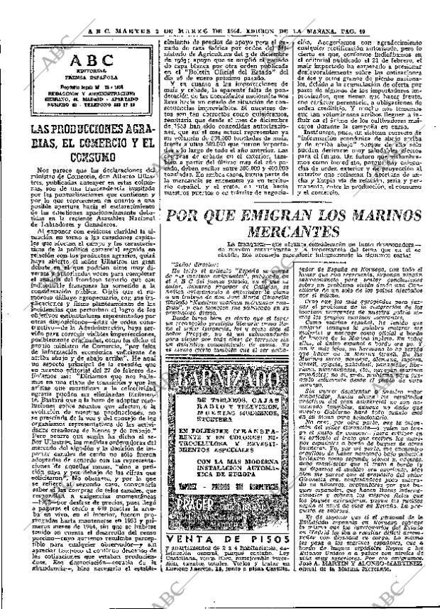 ABC MADRID 03-03-1964 página 40