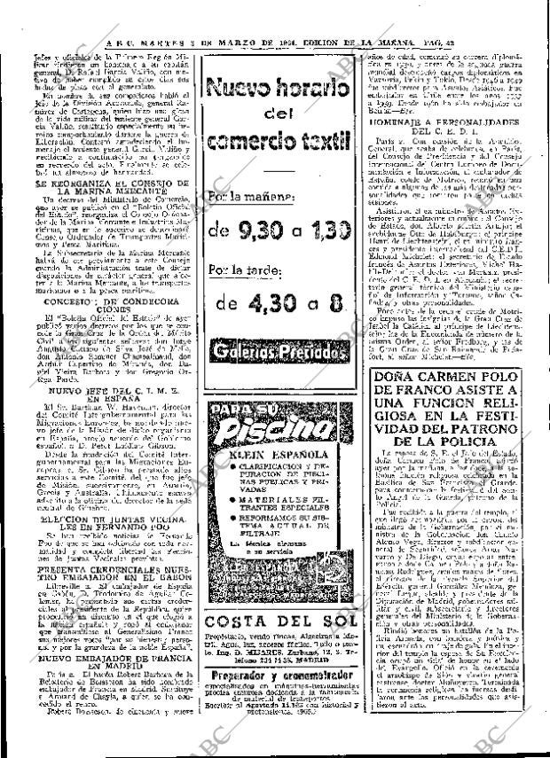 ABC MADRID 03-03-1964 página 42