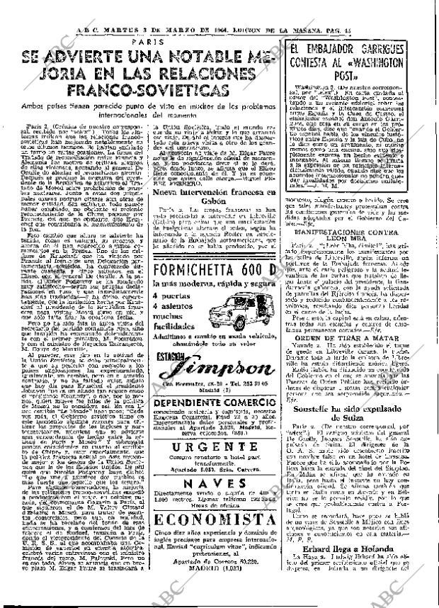 ABC MADRID 03-03-1964 página 45