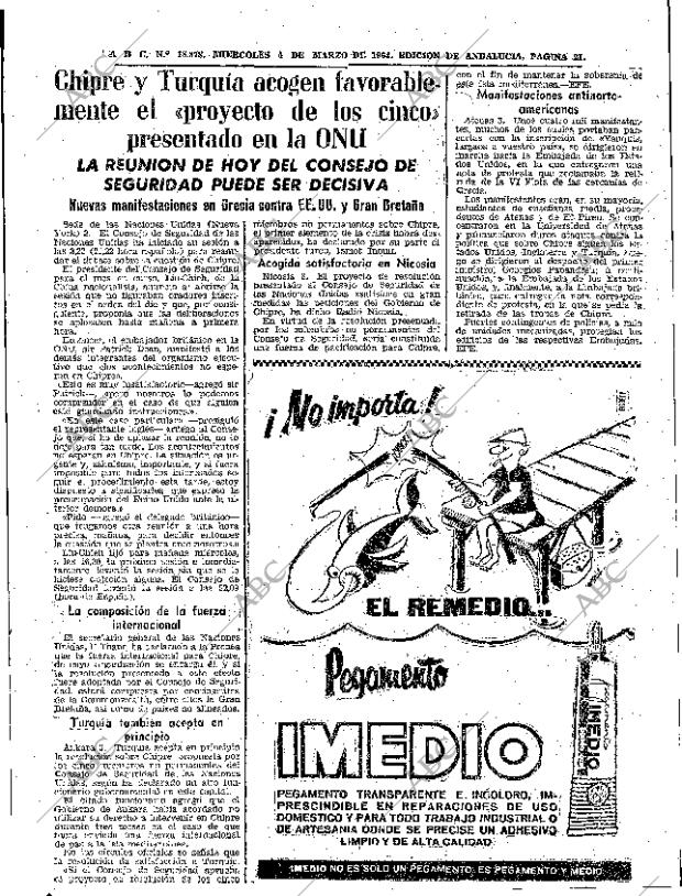 ABC SEVILLA 04-03-1964 página 21