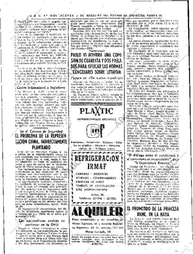 ABC SEVILLA 05-03-1964 página 16