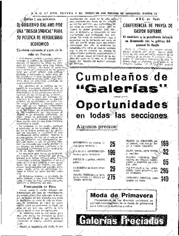 ABC SEVILLA 05-03-1964 página 17