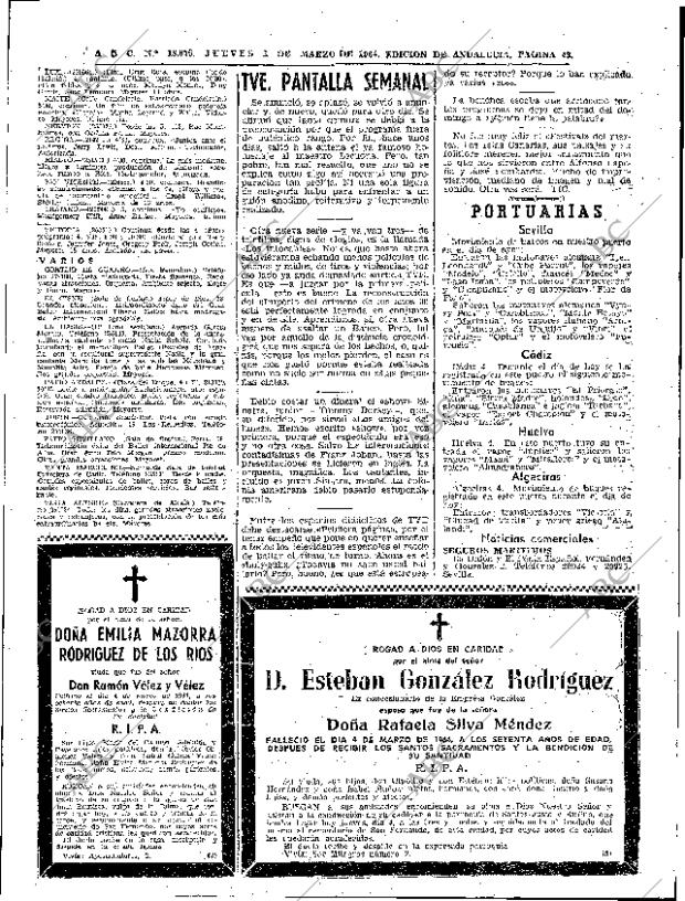ABC SEVILLA 05-03-1964 página 43