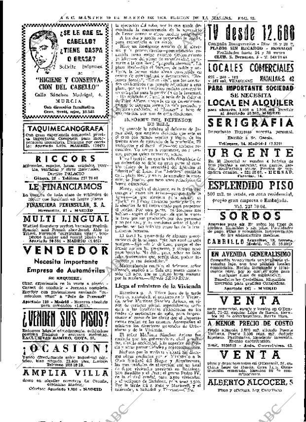 ABC MADRID 10-03-1964 página 52