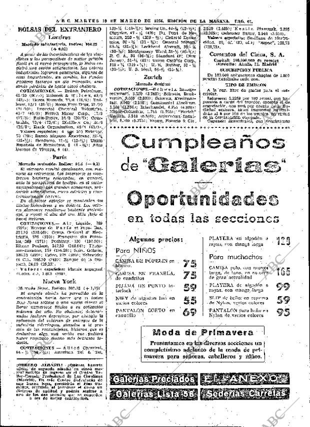 ABC MADRID 10-03-1964 página 61