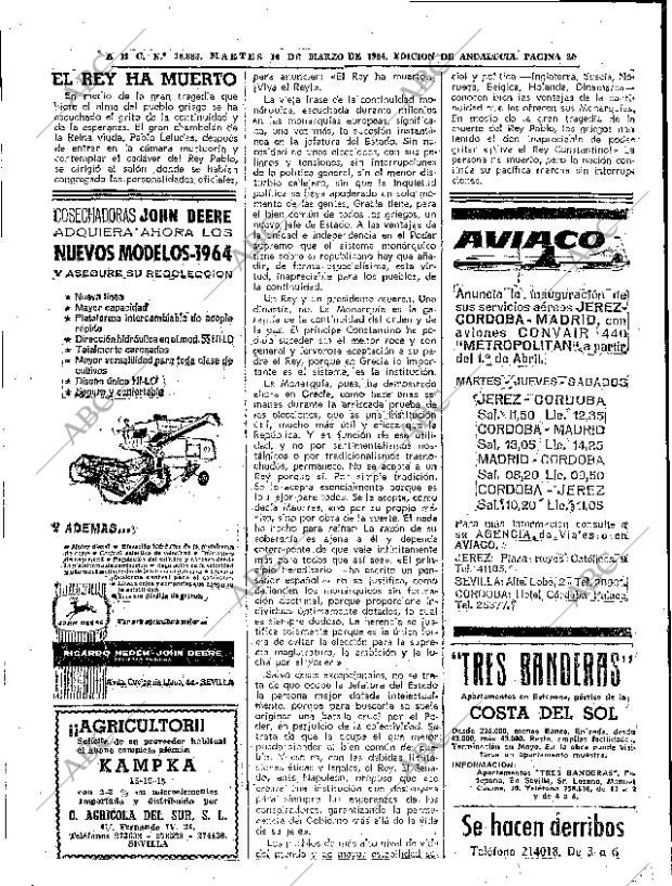 ABC SEVILLA 10-03-1964 página 20