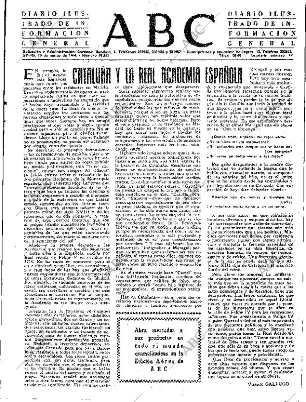 ABC SEVILLA 10-03-1964 página 3