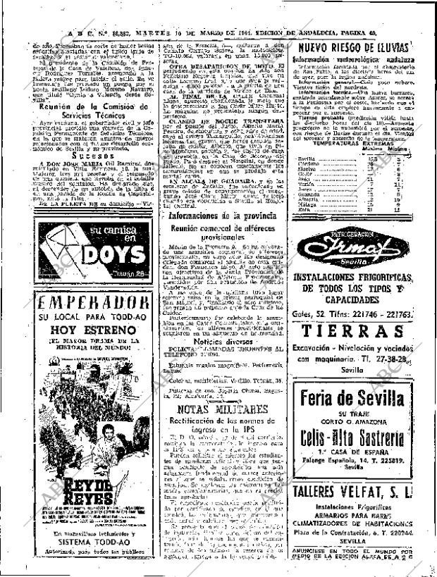 ABC SEVILLA 10-03-1964 página 40