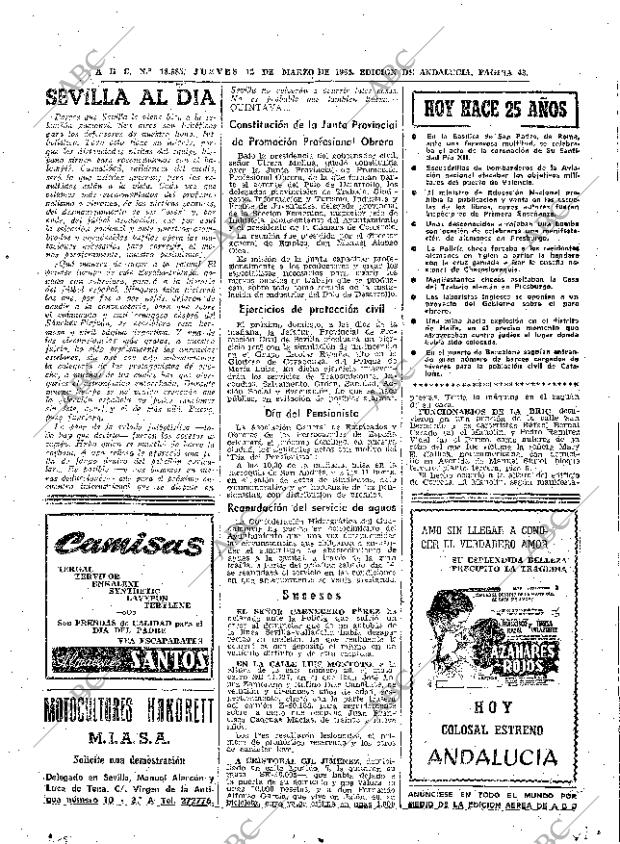 ABC SEVILLA 12-03-1964 página 43