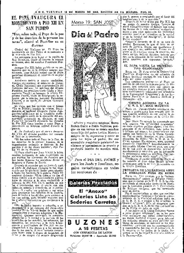 ABC MADRID 13-03-1964 página 56