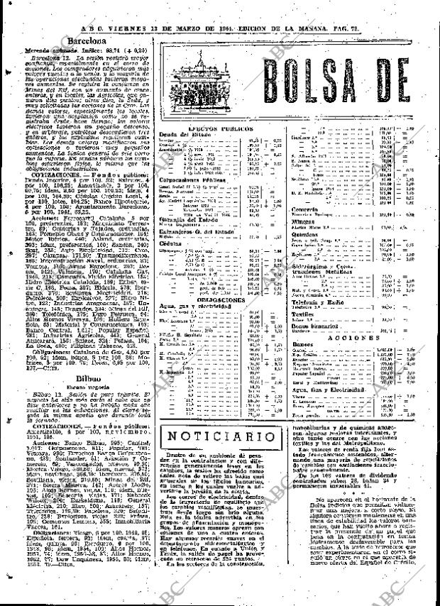 ABC MADRID 13-03-1964 página 72