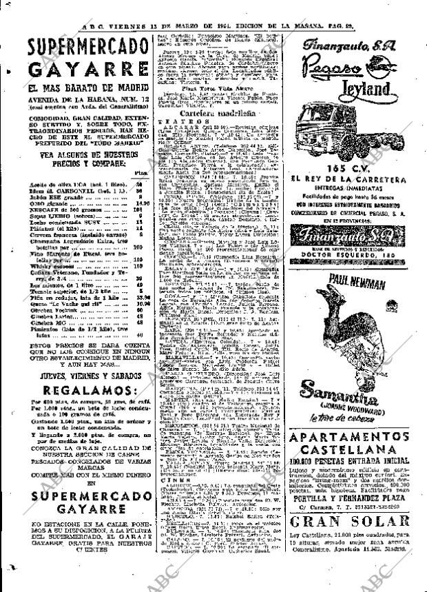 ABC MADRID 13-03-1964 página 82