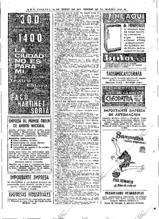 ABC MADRID 13-03-1964 página 83