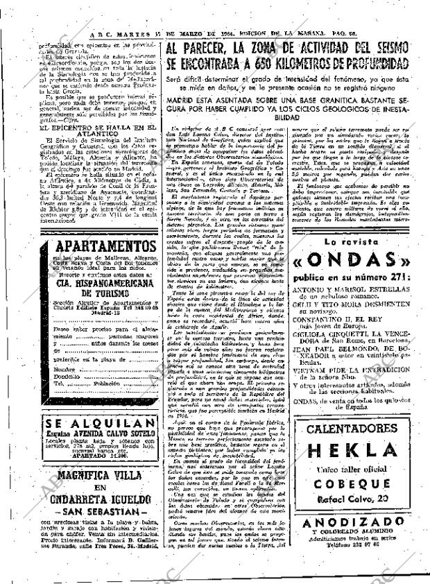 ABC MADRID 17-03-1964 página 60